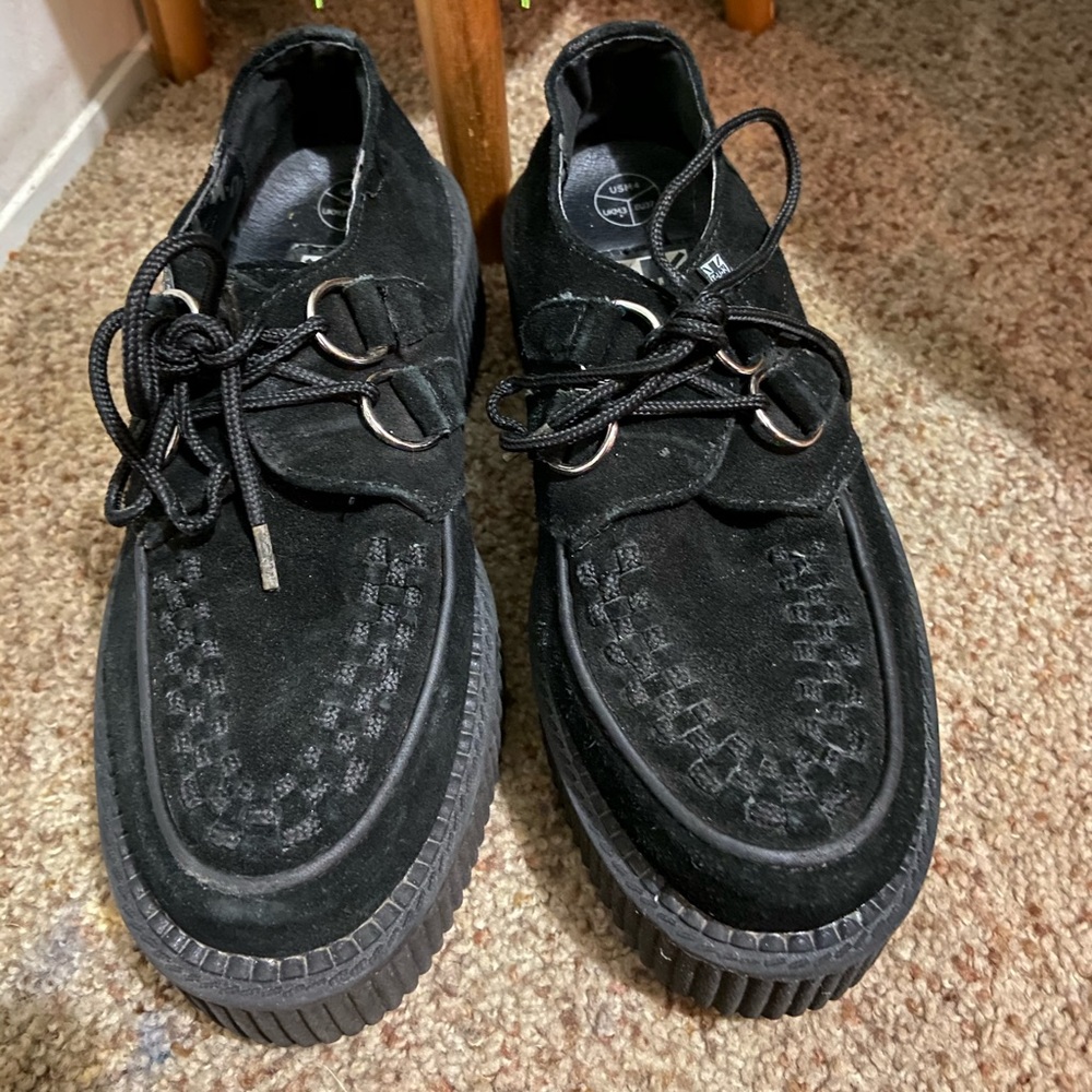 T.U.K suede creepers